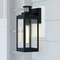 Vaxcel Kinzie Black Motion Sensor Dusk to Dawn Outdoor Wall Light Clear Glass T0599 - alternate 1